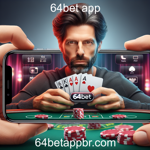 Desvende o Mundo do Poker Room no 64bet App